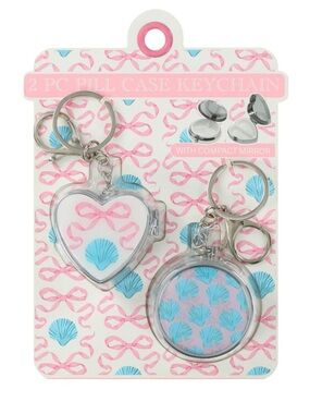 2pc. Pill Case Keychain